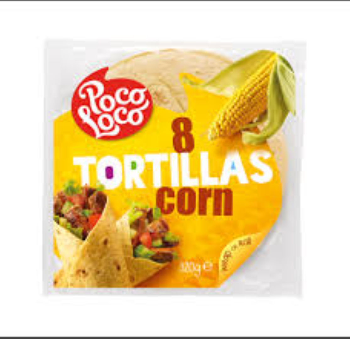 POCOLOCO CORN TORTILLAS 14X8PCS
